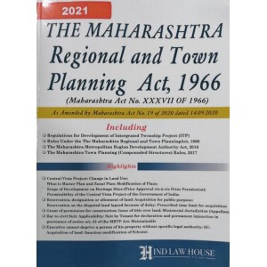 Hind Law House's The Maharashtra Regional and Town Planning Act, 1966 [MRTP]